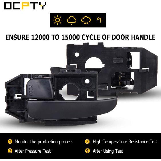 OCPTY Türgriff Innen Fahrerseite Links Ersatz passend 2001-2006 für Hyundai Elantra Innen Türgriff Schwarz