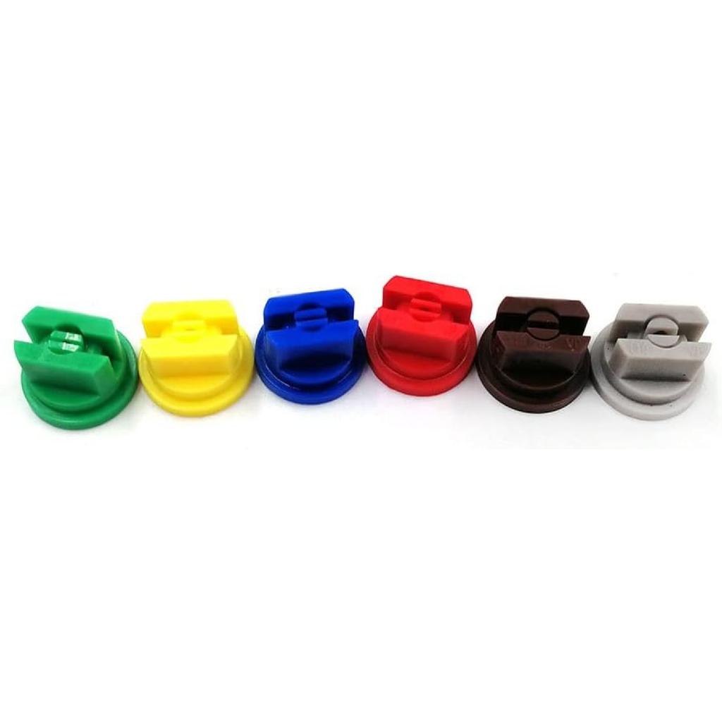 10 PCS Flat Fan Spray Nozzles Compatible with TP Teejet Compatible Plastic Tips Compatible with Boom Sprayer Farming-Related Irrigation and Cleaning
