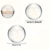 Clear Lens Globe Crystal Glass Ball Stand 40-80mm Lensball for Sphere Photography Decoration Home Room Decor Decorative Balls