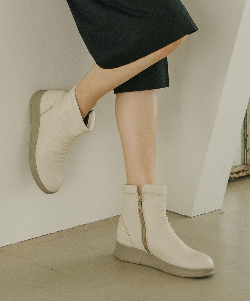 Gisse Robe Fleece-Lined Ankle Boots Gis-45259
