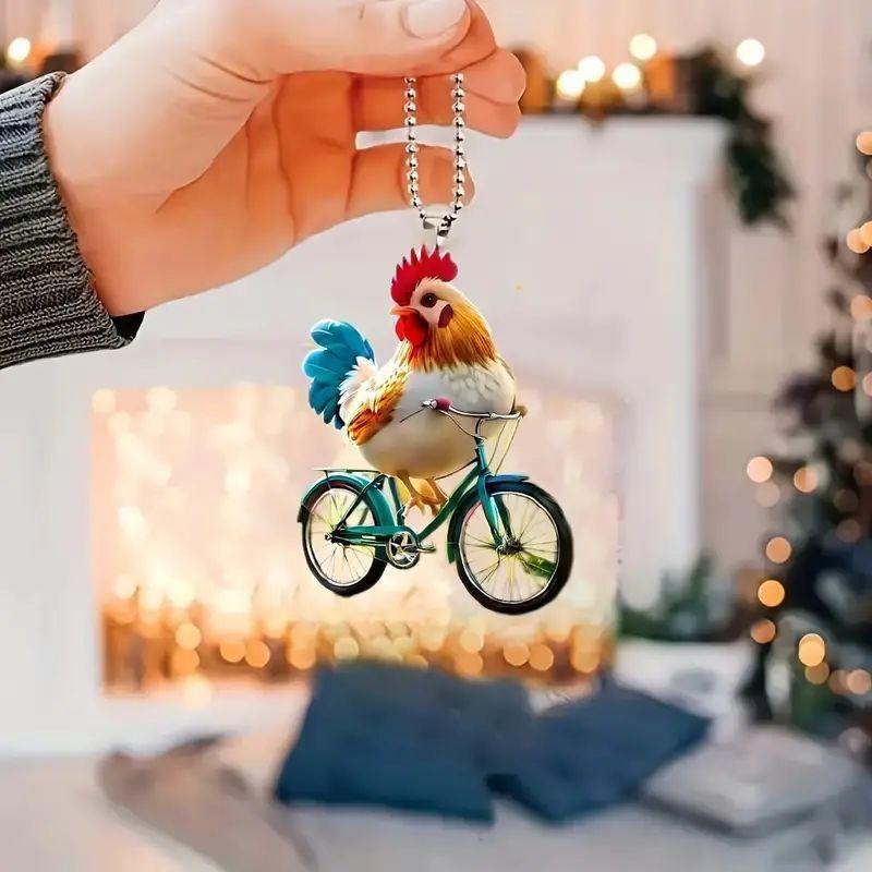 Car Decorative Acrylic Pendant Fun Cartoon Design For Stylish Home And Decor Backpack