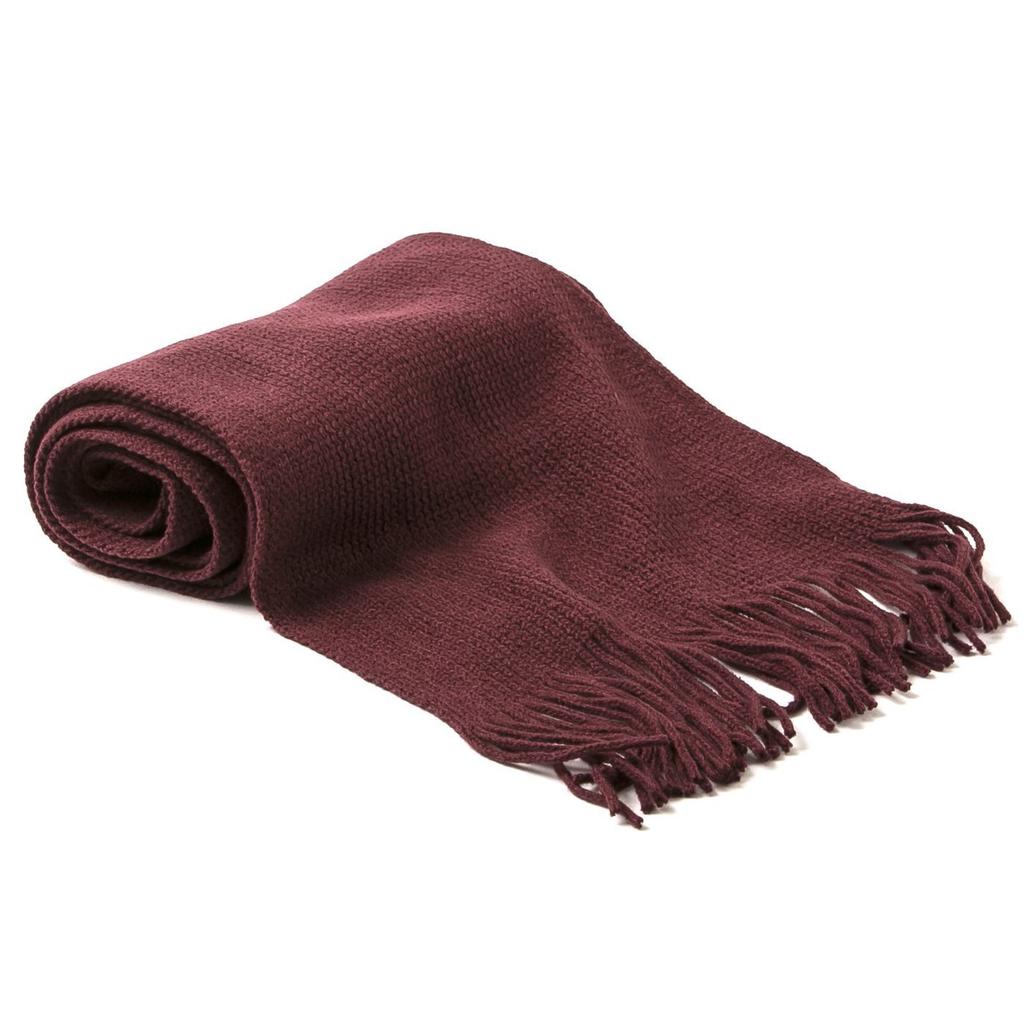 BASIQUENTI Solid Russel Muffler (Unisex, Brown)