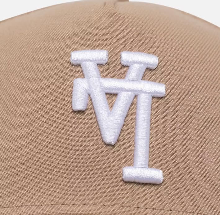 New Era Cap Hat Los Angeles Dodgers Down LA 9FORTY Snapback LA Unisex Free 'Upside Logo' A-Frame Men's (JP, Alphabet, Size, Beige) [Item]