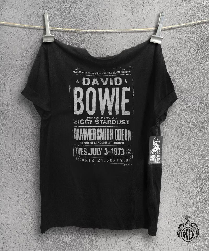 Футболка David Bowie, 100% гребенной хлопок, унисекс, одобрено Fair Wear XL