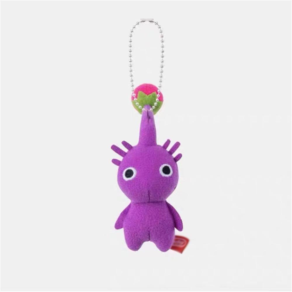 Pikmin Mini Bladeren Op Het Hoofd 13Cm Hanger Sleutelhanger Pluche Speelgoed