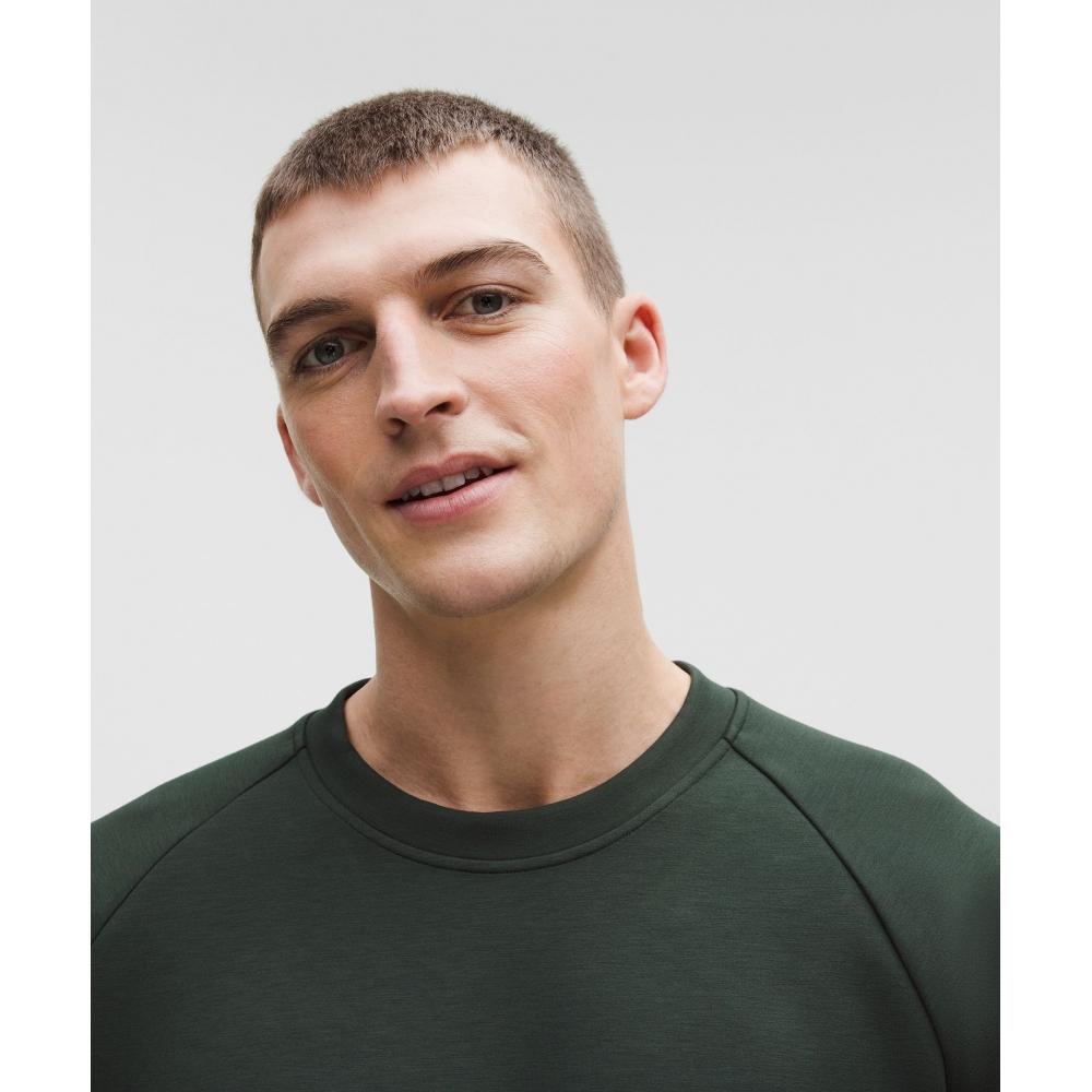 Lululemon Smooth Spacer Classic Fit Crew Rainforest Green