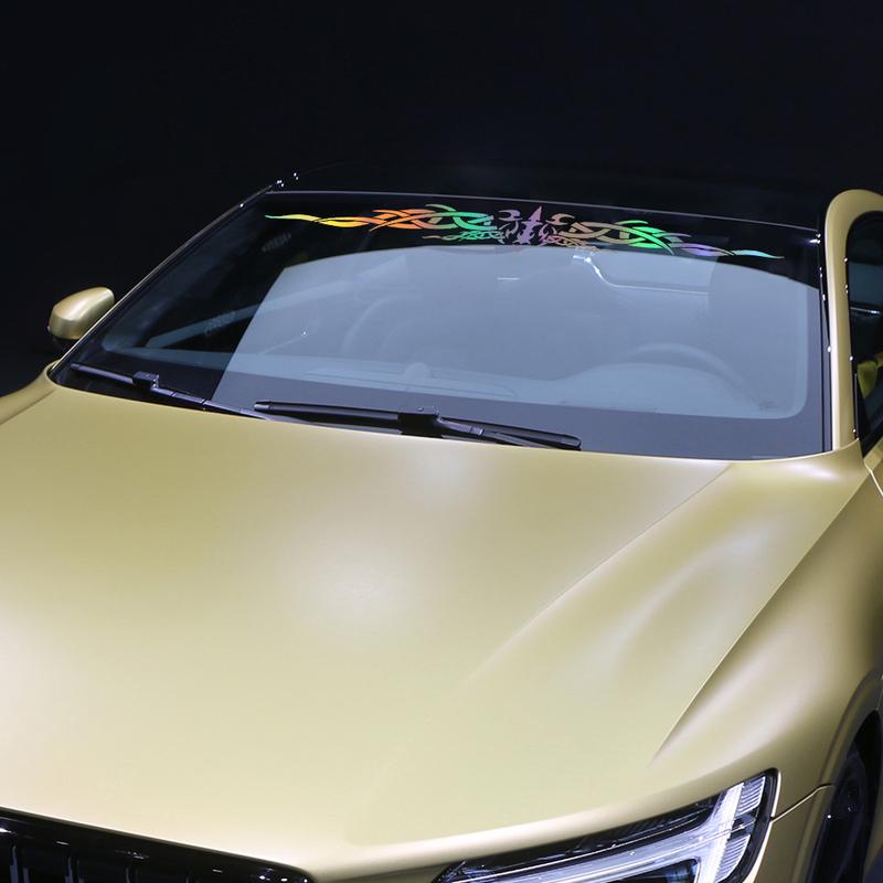 Car Front Windshield Sticker Graphics Creative Windscreen Decor Decal Vinyl DIY Wraps Decoration Auto Para Tuning Accessories