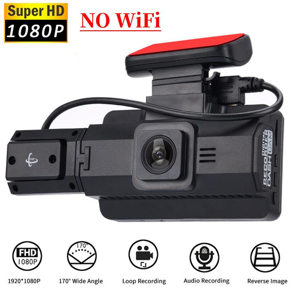 

3 inch Dash Cam HD 1080P Car DVR Camera 360° Wide Angle Night Vision Video Recorders Loop Recording Car Camera Way With G-Sensor None