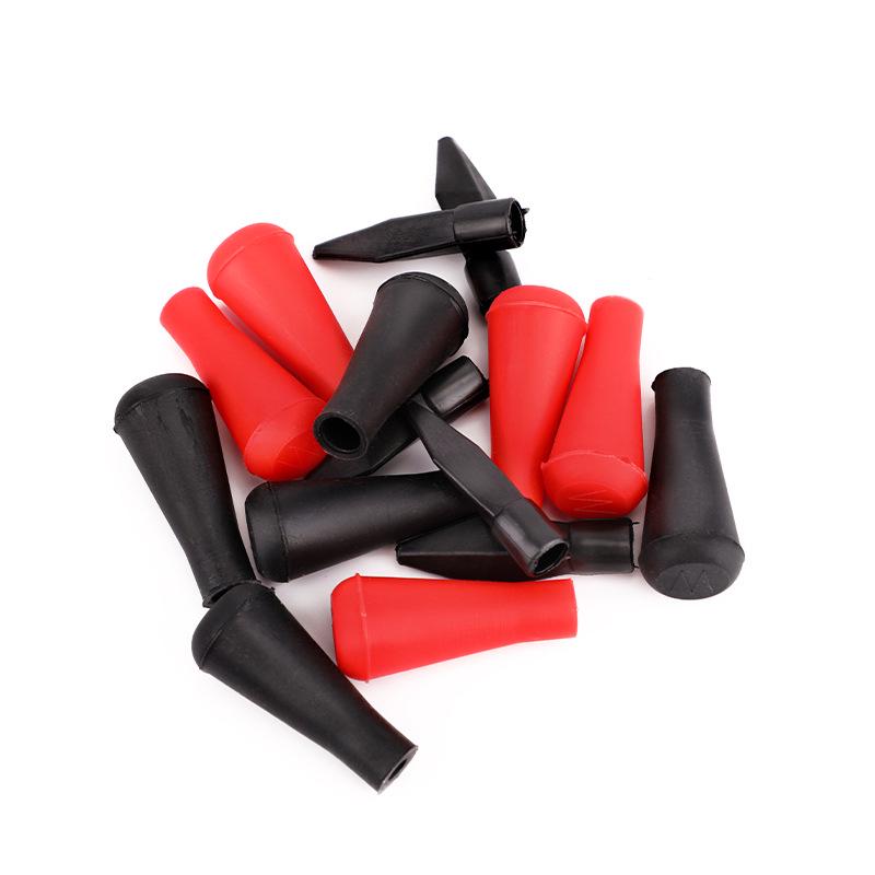 6/7/8 mm große, runde Pfeilspitzen aus Gummi für Bogen, Pfeilhülsen und Zielspitzen.