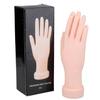 Flexible Silicone Nail Art Practice Hand Model with Bendable Fingers