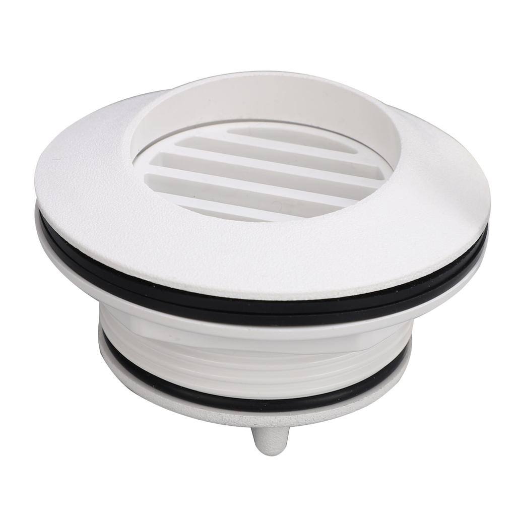 Boat Deck Drain Triple Seal Design ABS Easy to Clean Prevent Blocking Deck Floor Drain Scupper