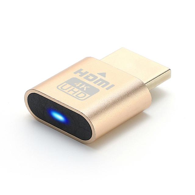 4K HDMI uyumlu Sanal Ekran HDMI DDC Kukla Fiş EDID Ekran Emulator Adaptör Desteği 3840*2160 60Hz Bitcoin Madencilik