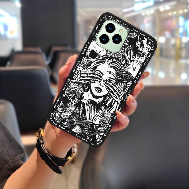 Anti-dust TPU Phone Case For Oukitel C21 Pro Fashion Design Protective Phone Pouch Back Cover Soft case Waterproof Cute