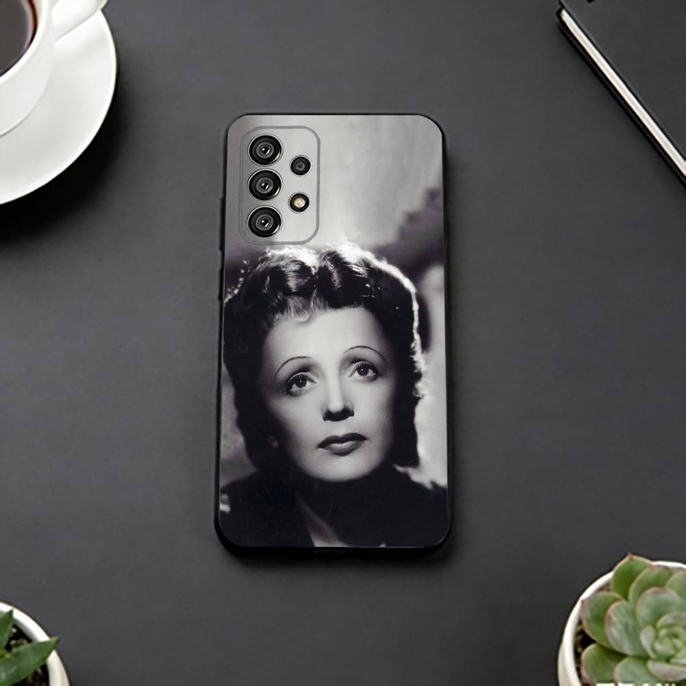 

Singer Edith Piaf Phone Case Black Silicone Soft For Samsung S25,S24,S21,S22,S23,S30,Ultra,S20,Plus,Fe,Lite Samsung S235G