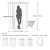 Pink Orchid And Zen Stones Shower Curtain Waterproof Easy To Clean Privacy Protection Print Spa Design Peaceful Nature 12Hooks