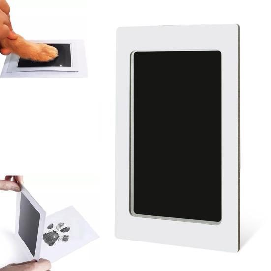 Zestaw do odcisku łapy Clean-Touch Bezdotykowy Poduszka z tuszem do odcisku dłoni i stopy noworodka Odcisk łapy zwierzęcia Poduszka stemplowa do łapy psa kota nosa