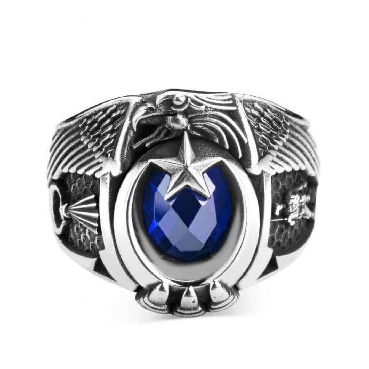 Фигурное кольцо солдата жандармерии