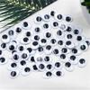 100pcs/bag 3D Wiggling Moving Eyes Plastic Kindergarten Handmade Dolls Eyes