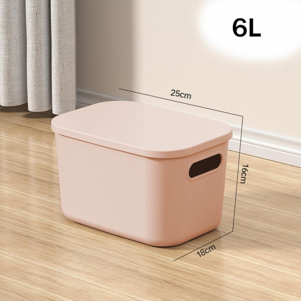 Neue stapelbare Aufbewahrungsbox mit Deckel, Kunststoff, Praktische Tisch-Organizer-Box, Solider Behälter für Zuhause, Schlafzimmer