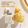 Suction Cup Toothbrush Rack, Non-drilling Wall-mounted Toothbrush Holder, Bathroom Couple Mouthwash Cup, Electric Toothbrush Hanging Rack