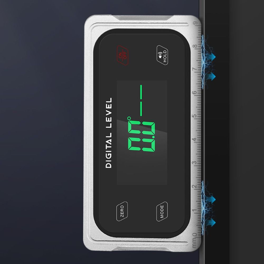 Digital Display Level Angle Gauge 4 X 90° Electronic Angle Protractor  Level Gauge Tool