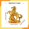 Feng Shui Figure, Decorative Sculpture Horse Art Figurine, Resin Statue for Desk Decoration