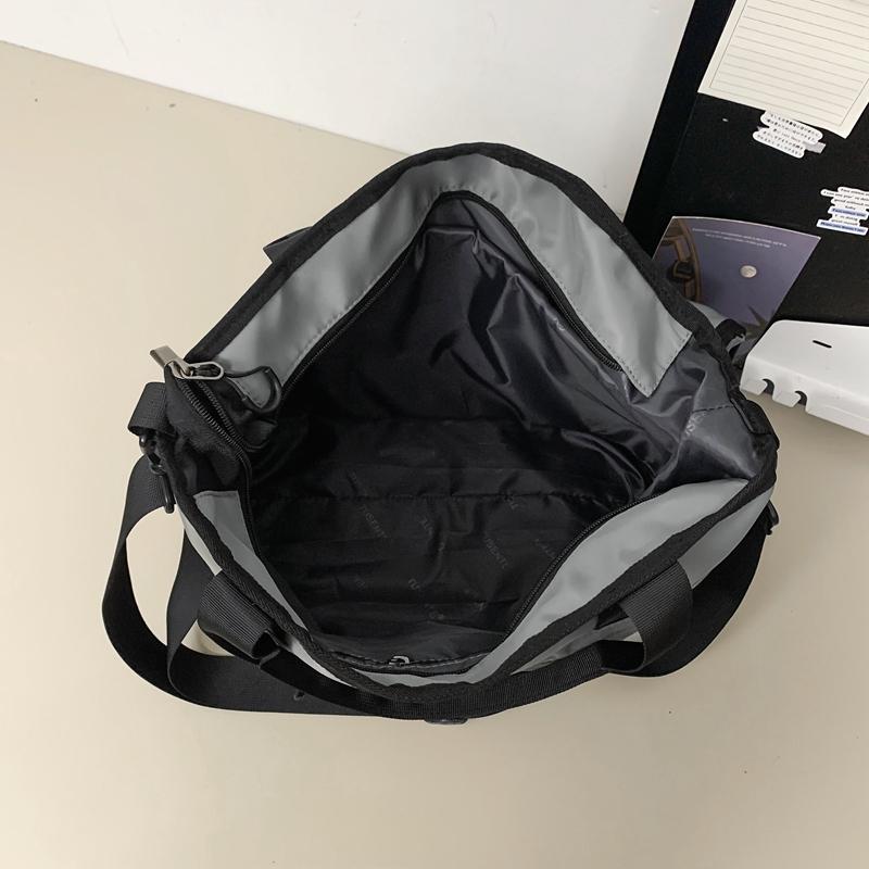 Women's Messenger Bag Letter Print Student's Large Capacity Shoulder Bag Men's Handbag