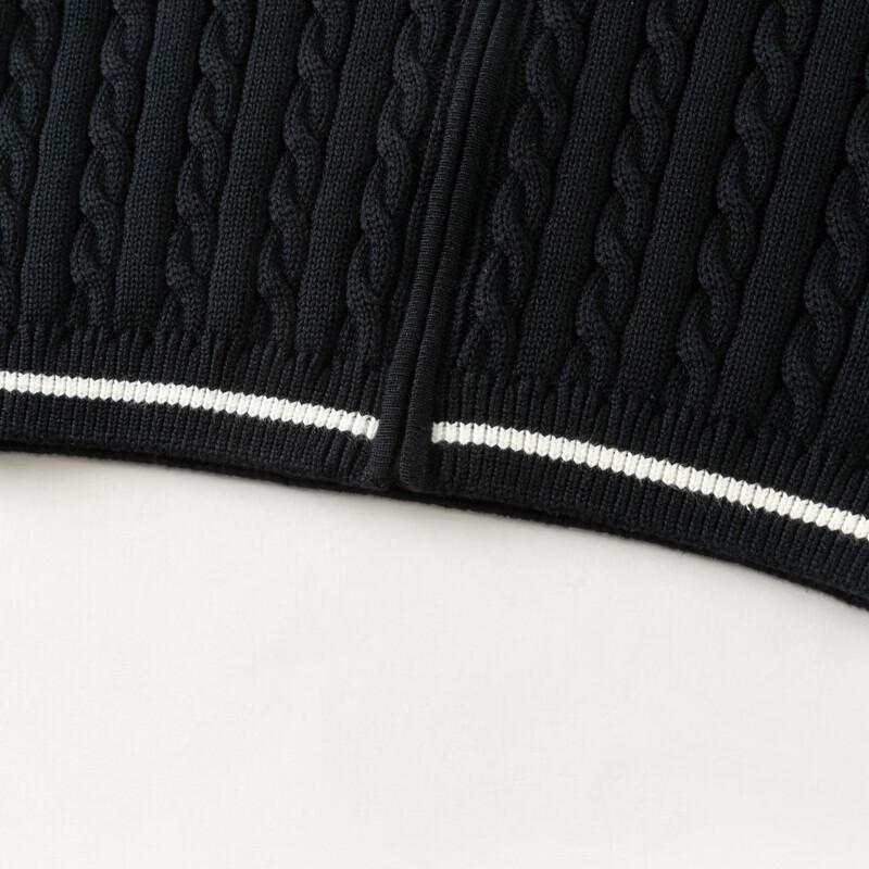 DAVE & BELLA Boys' Knitted Zip-Up Cardigan