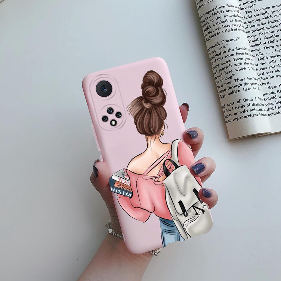 For Honor 50 Case For Huawei Honor 50 Nova 9 SE Cover Coque Super Mom Baby Fashion Girls Silicone Phone Bumper for Honor 50 Case