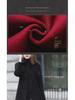 Women's 2025 Autumn/Winter Hepburn Style Mid-Length Slim Wool Coat - Plus Size Available