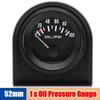 Medidor de Temperatura Automático com Sensor 1/8 NPT 52mm LED Digital Indicador de Temperatura do Óleo/Água Pressão do Óleo PSI Manômetro Preto para Carro a Gasolina