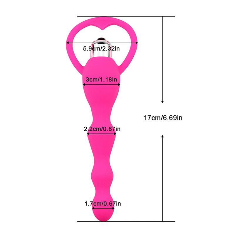 Anal Vibrator Sex Toys For Women Anal Beads Vibrators Gay Prostate Massage Smooth Butt Soft Silicone Plugs Couple Sex Goods