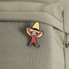 Classical Red Monkey Enamel Pins Set Funny Trendy Animal Brooches Quirky Lapel Badges Cool Humorous Gift For Teens