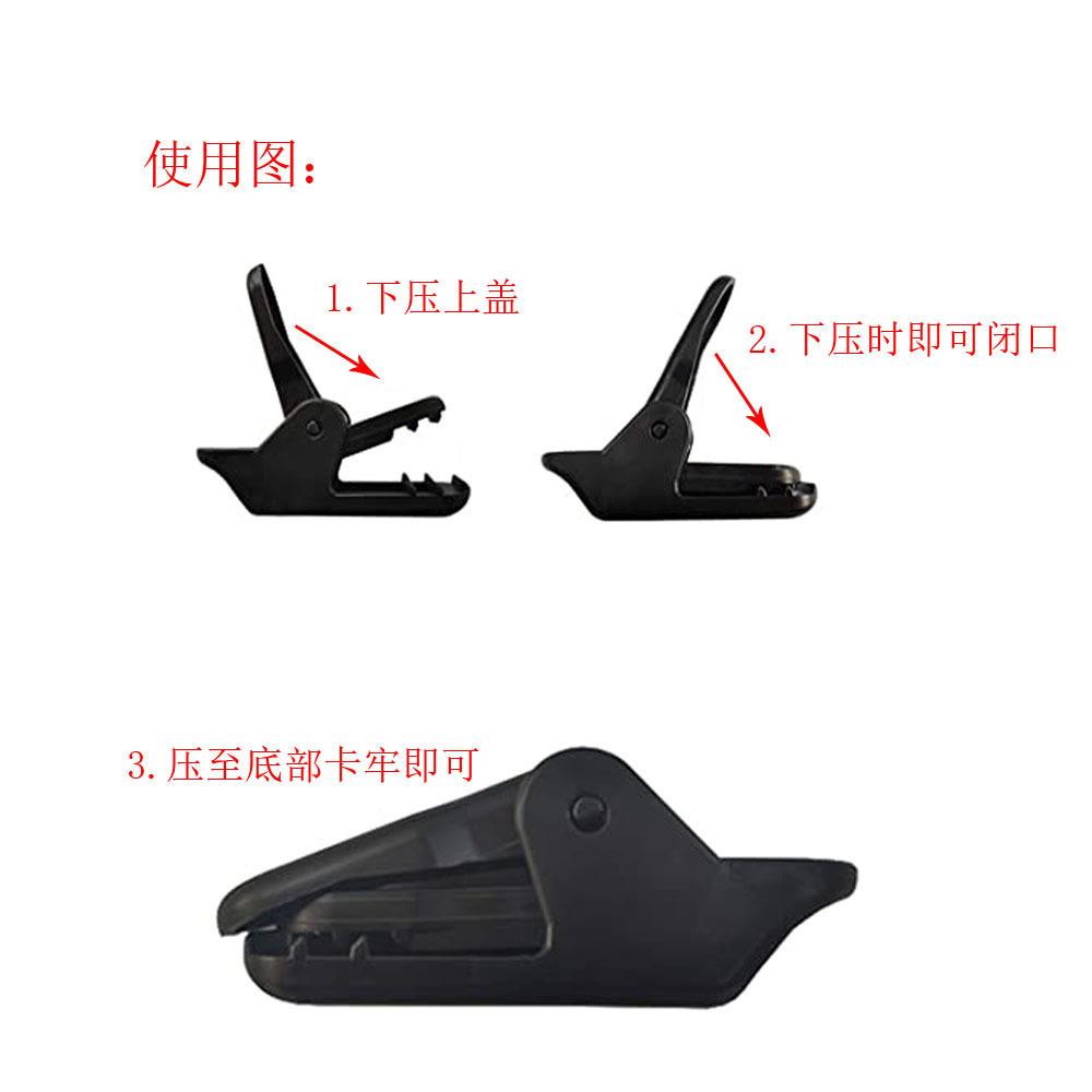 10pcs Tent Clips Tent Accessories Outdoor Tarpaulin Clips Anti-wind Fixed Camping Tent Clamp Clips Crocodile Clip Plastic Hook