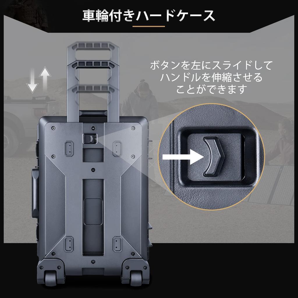 Tekerlekli su geçirmez sert çanta Tekerlekli çanta Kafes kesim sünger İç cm [Lykus] HC-5230 El bagajı için uygundur Dahili boyutlar 51,7x35,8x35