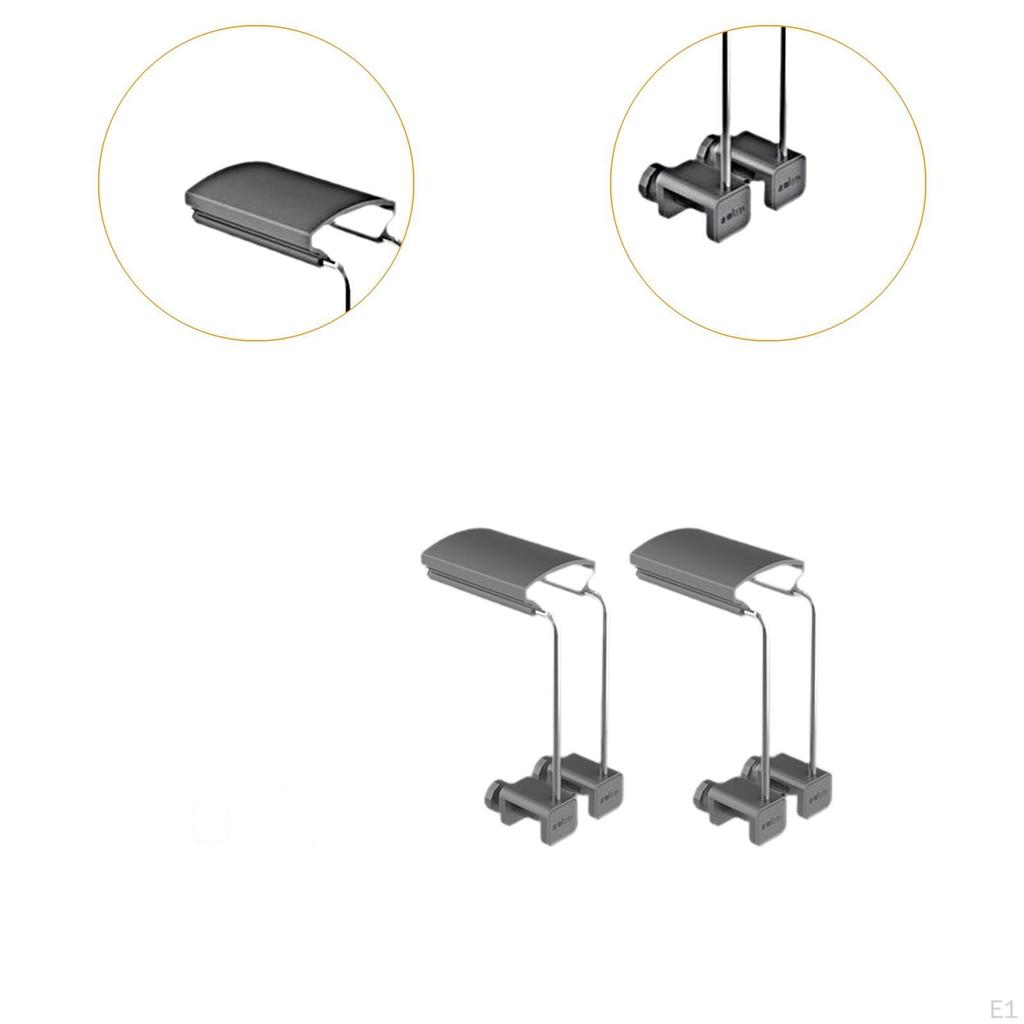 2 Aquarienlampenhalter, Einfach zu installieren, Stilvolle und vielseitige Metallständer für Lampen.