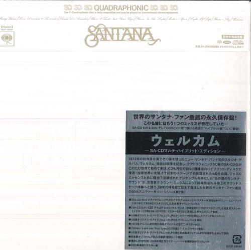 

CD SANTANA - Welcome -SACD Multi Hybrid Edition- SICP10150 SONY MUSIC LABE 2023 Japan Rock