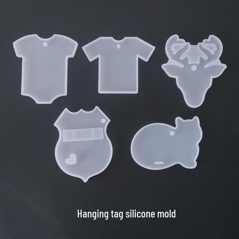 

Deer Head & Cat Pendant Silicone Mold for DIY Crystal Epoxy Crafting Tamagotchi Handheld Tag