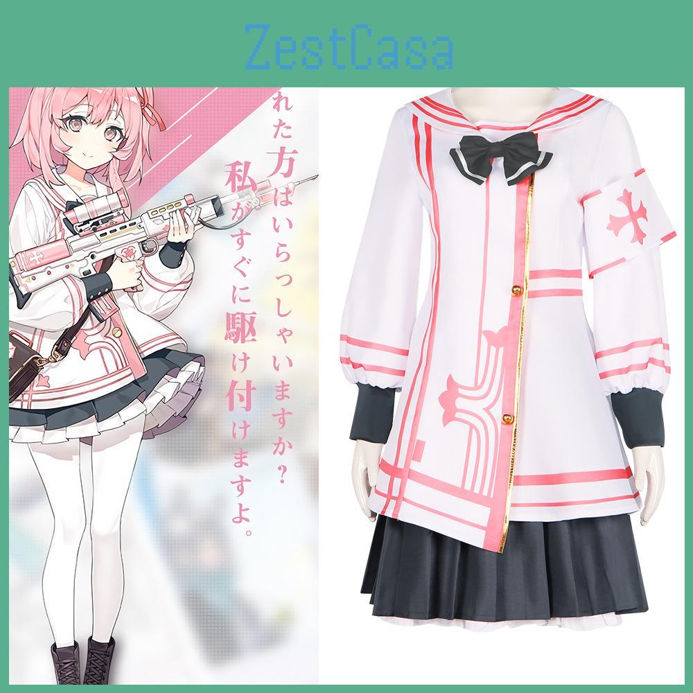 Quina Nurse Cosplay Uniform Loli Maid Dress For Gaming And Anime Fans