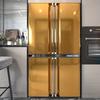 Stainless Steel Brushed Contact Paper, Peel And Stick Wallpaper, Self-Adhesive Removable Wall Decals For Refrigerator, Furniture