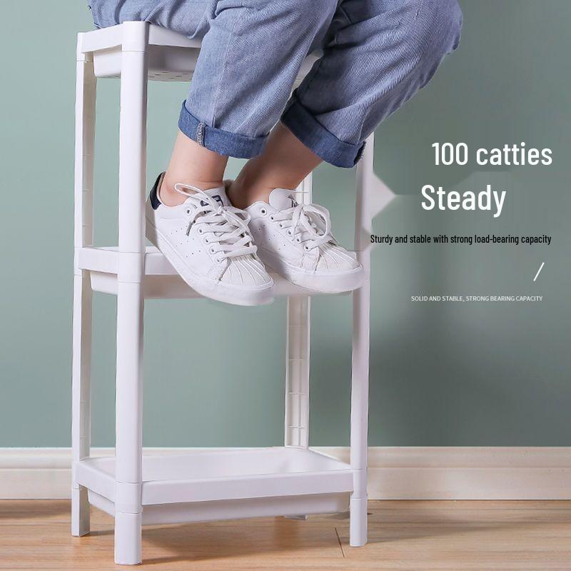 Bathroom & Kitchen Corner Shelf Storage Cart
