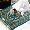 Prayer Blanket Floor Carpet Prayer Mat for Muslims Islamic Carpet with Tassels
