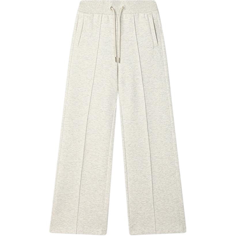 New FILA Knitted Sweatpants Women's Light Khaki Heather Gray F11W515601F-LK