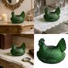 Glass Hen Candy Dish,Decorative Covered Candy Bowl with Lid Crystal Glass Chicken Shape Candy Jar Snacks Bowl Gift