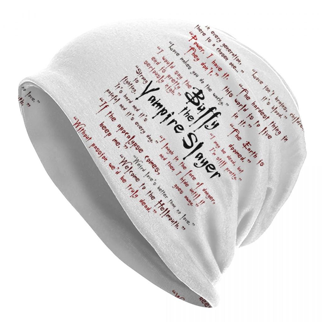 Buffy The Vampire Slayer Warm Knitted Cap Hip Hop Bonnet Hat Autumn Winter Outdoor Beanies Hats for Unisex Women Adult