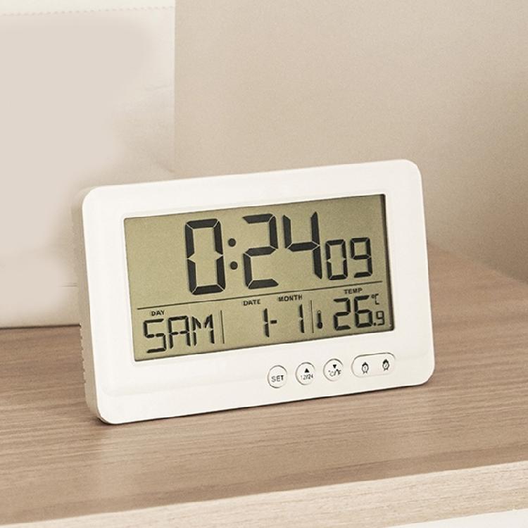 Functional Bedsides Digital Alarm Clock Stylish Digital Alarm Clock with Alarms Date Temperature Display for Track Time