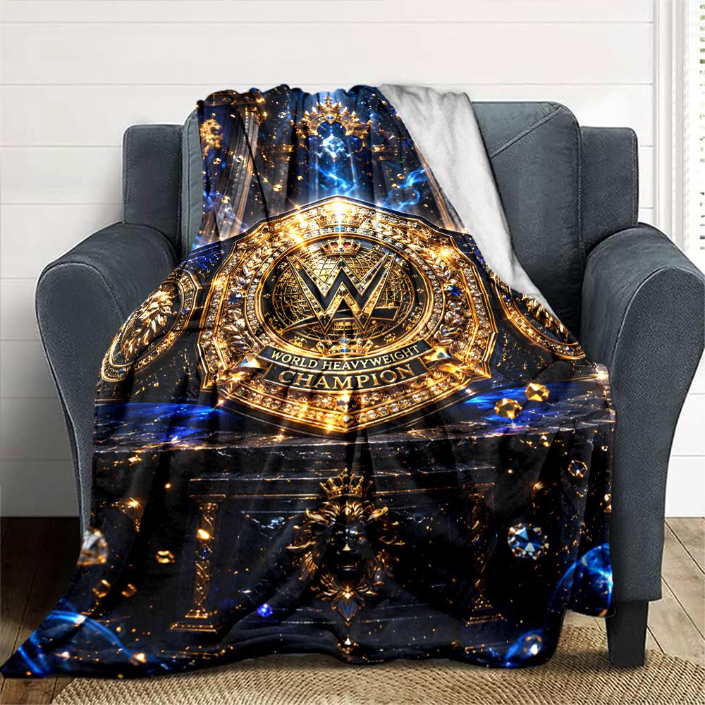 Wrestlemania Blanket Durable Comfort Perfect for Bed Office Chair Chair All-Season Use Modern Style Suitable for Gifting Relatives and Friends