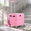 8Wheel Folding Transport Cart 45 L Capacity Shopping with Stair StairNavigating Wheels Portable