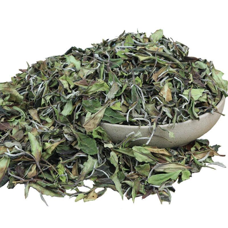 Chá branco orgânico premium de peônia branca Chá de primavera Bai Mu Dan Chá de folhas soltas 400g