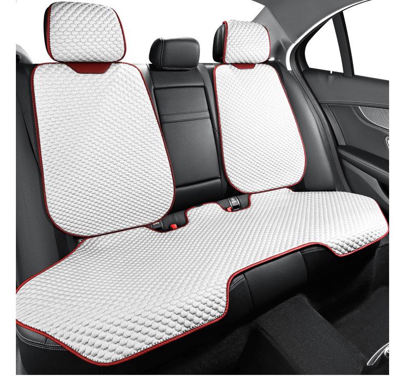 Universal Four Seasons Car Seat Cushion - Breathable, Small Waist Design for Summer and Winter Comfort